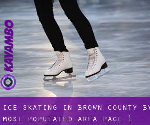 Ice Skating in Brown County by most populated area - page 1