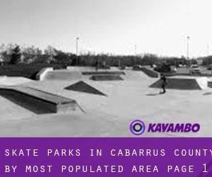 Skate Parks in Cabarrus County by most populated area - page 1