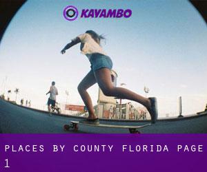 places by County (Florida) - page 1