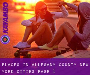 places in Allegany County New York (Cities) - page 1