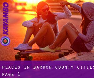 places in Barron County (Cities) - page 1