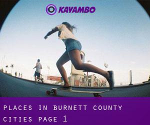places in Burnett County (Cities) - page 1