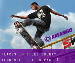 places in Giles County Tennessee (Cities) - page 1