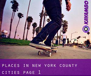 places in New York County (Cities) - page 1