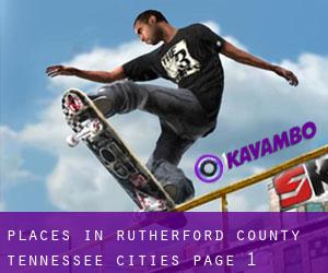 places in Rutherford County Tennessee (Cities) - page 1