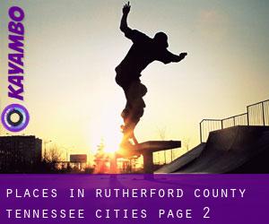 places in Rutherford County Tennessee (Cities) - page 2