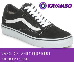 Vans in Anetsberger's Subdivision