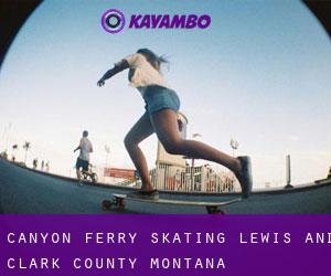 Canyon Ferry skating (Lewis and Clark County, Montana)
