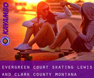 Evergreen Court skating (Lewis and Clark County, Montana)