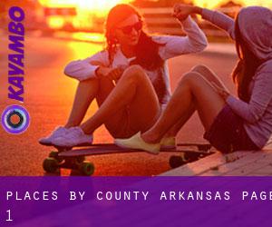 places by County (Arkansas) - page 1