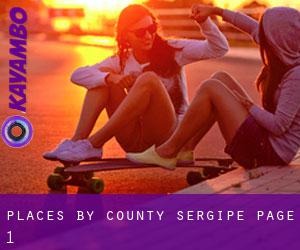 places by County (Sergipe) - page 1