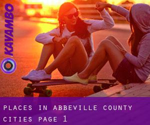 places in Abbeville County (Cities) - page 1